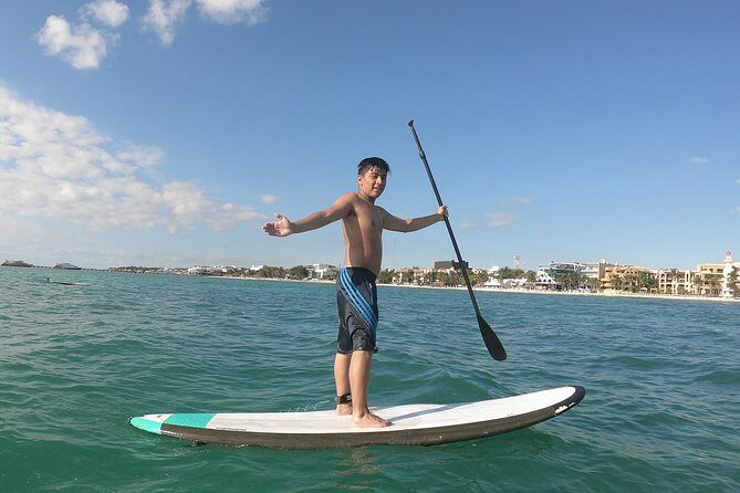 Private Paddleboard Class w/ Certified Instructor - Fusion Beach after the class: shower, beds, massage, and bands