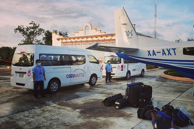 Private Shuttle from Inside Cozumel Airport to hotels in Cozumel - Getting to Your Hotel Quickly, Without the Taxi Math
