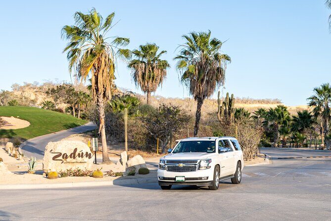 Private SUV Round-Trip from Airport to Hotels in Puerto Los Cabos - Entering Puerto Los Cabos With a Driver Waiting at SJD
