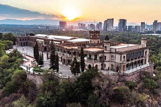 PRIVATE Tour Downtown & Anthropology Museum & Chapultepec Castle - Reforma’s Independence Angel and the Alameda Central park pause