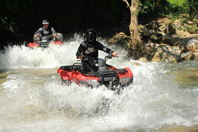 Private Tour: Puerto Vallarta ATV Adventure - River pools and the Rio Cuale cooling moment
