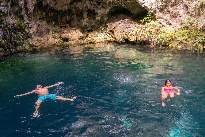 Private Tour with 3 Cenotes + 5 Zip-lines + Mayan Lunch - Getting there: private pickup across the Riviera Maya