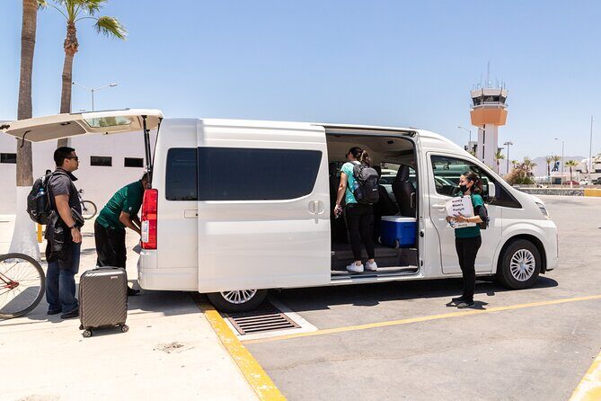 Private VAN Round-Trip from Airport to Cabo San Lucas Pacific - The One Optional Detour: 30-Minute Shopping Stop