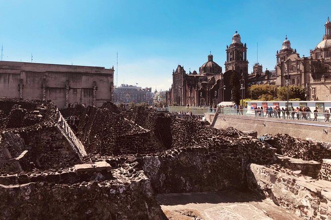 Private Walking Tour Gems of the Historic Center of Mexico City - National Palace from the Zócalo: big views, no inside visit