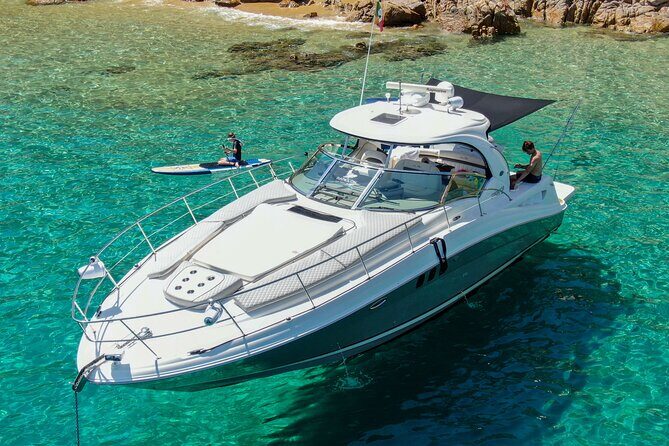 Private Yacht Sea Ray all-inclusive charter in Cabo - First Steps From C Dock: What Your 3-Hour Sea Ray Day Looks Like