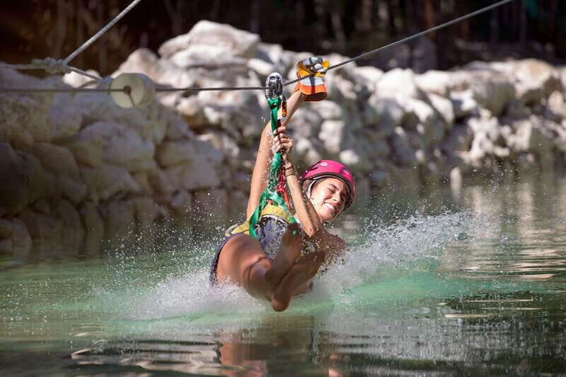 Puerto Morelos: Selvatica Jungle Zip Line Tour - Safari Truck to a Private Cenote: Cool Water as a Reward