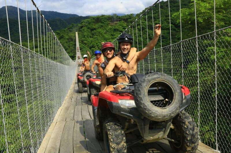 Puerto Vallarta: Jorullo Bridge ATV, Waterfall, Tequila Tour - Jorullo Bridge crossing: the wow factor is how high it is