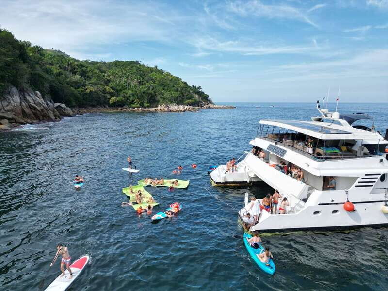 Puerto Vallarta: Yelapa Mega Yacht Cruise - The Lunch Spread: Why the Food Changes the Mood on a Boat Day