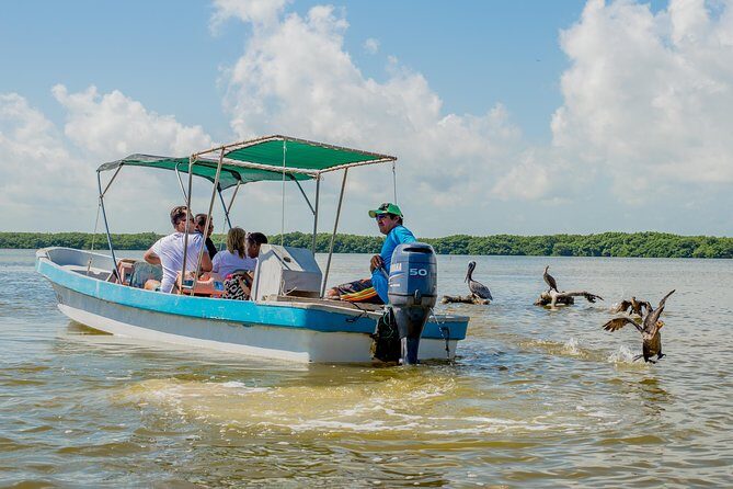 Rio Lagartos guided boat tour- Ek Balam from Valladolid - Lunch, bottled water, and the comfort trick for a 10-hour schedule