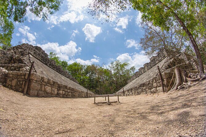 Rio Secreto and Coba Tour - Cobá ruins: the walk, the guide, and the bike element