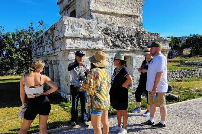 Riviera Maya : Tulum Ruins Tour, 3 Cenotes, Mexican Lunch - Tulum Archaeological Site: sea views and manageable ruins time