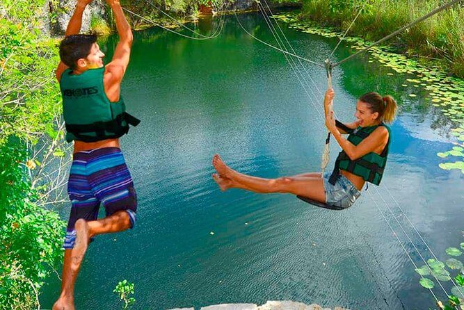 Sacred Adventure at Xenotes! 4 Different Cenotes + Round Transportation - What Happens at Each Cenote Stop