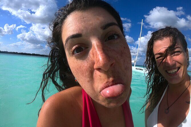 Sail 4hr in the most SECRET Spot of Bacalar and Beach Club. - Cenote swim in Bacalar’s largest cenote: seeing fauna, not just water color