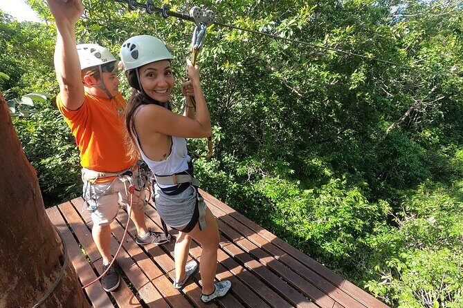 Selva Maya Eco Adventure Park: Ziplining, Hanging Bridges, Rappelling and Cenote - The 18-Foot Climbing Pyramid and Rappelling View