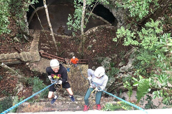 Selva Maya Eco Adventure Park: Ziplining, Hanging Bridges, Rappelling and Cenote - Cenotes: Two Very Different Swim Stops