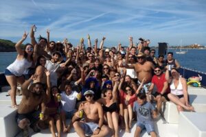 Sensation Splash Party All Inclusive Mazatlan Bay Cruise - Entering at Sensation Catamarán: easy check-in, then you’re off