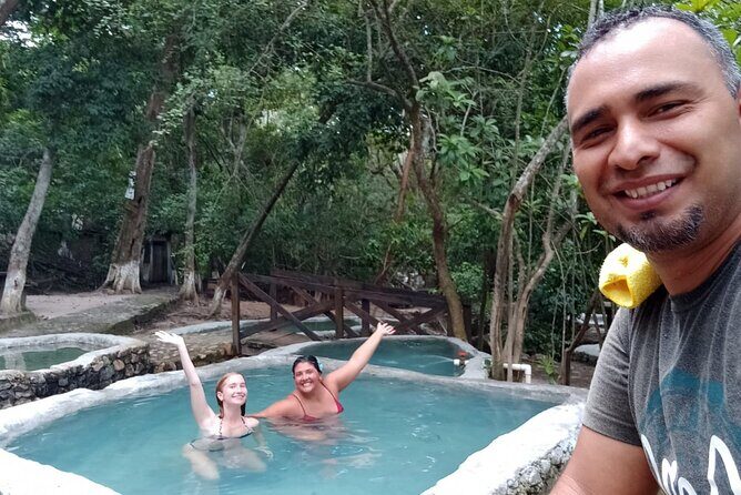 Shaded Hot Spring, Massage and Mex Grill in Puerto Vallarta - Nuevo Ixtlan hot springs: shaded mineral pools and real quiet