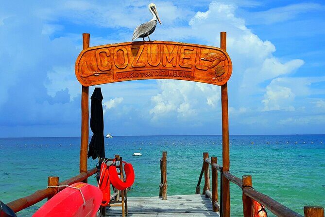 SkyReef Cozumel Snorkel & Tequila Tasting - Beach Club downtime: drinks, chairs, umbrellas, and real relaxation