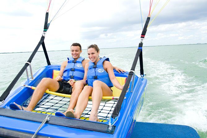 Skyrider Parasailing Tour with Panoramic View of Cancun - The flight over Nichupte Lagoon: heights, views, and photo chances