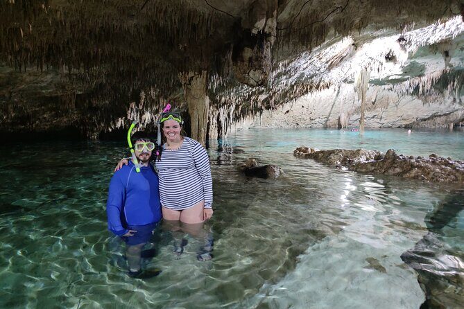 Small group tour in Tulum Ruins - Cenote Cave and GoPro pictures - Taak Bi Ha Cenote Snorkeling in Flooded Caves, With Lantern Light