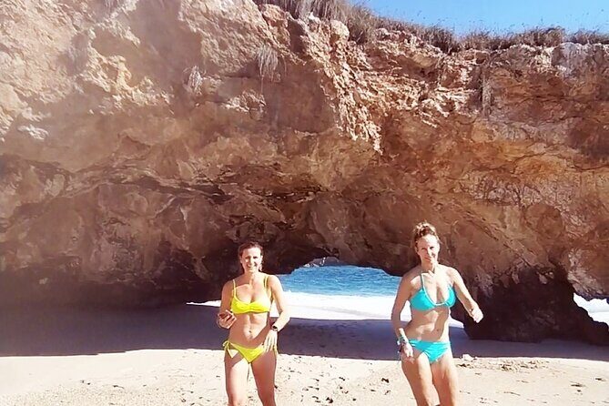small groups SAFARI to Marietas Islands including Hidden Beach - Snorkeling at Calavera Reef: quick time, good marine variety