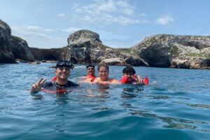 Snorkel & Playa nopalera • Small Group Tour • Punta Mita - Snorkeling at Marietas with included gear and a guide who stays close