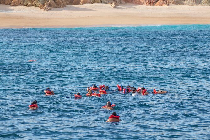 Snorkel & Sunset Sail in Cabo San Lucas - Sailing back toward the Arch for authentic Mexican dinner