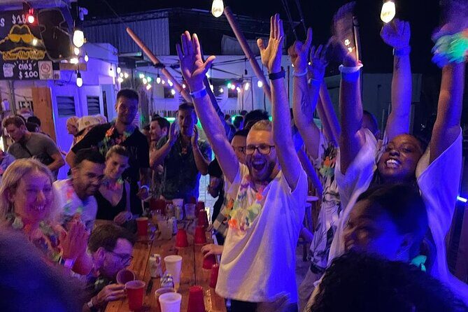 Social PubCrawl Playa del Carmen - Stop 3: Santino Playa two-floor club with rooftop atmosphere