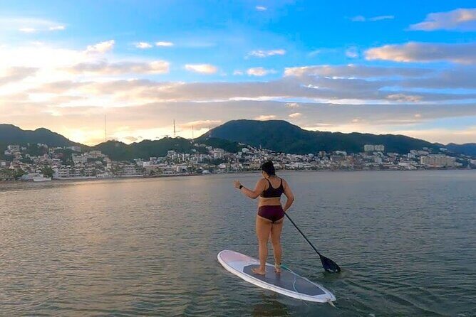 Stand Up Paddle Boarding Adventure in Puerto Vallarta - Los Arcos del boardwalk: iconic Puerto Vallarta from a closer angle