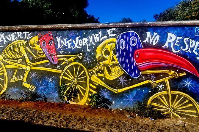 Street Art Tour With An Artist in Oaxaca - Stop 2: Parque Juarez El Llano—short local texture, then back to murals