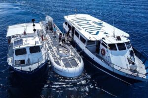 Submarine Atlantis Cozumel Adventure by Day & Sunset - Boarding the submarine: the ladder rules you should not ignore