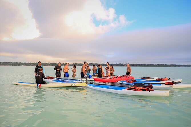 Sunrise Paddle Quest: Embrace the Dawn on Bacalar's Waters - Cenote de la Bruja (Black Cenote) sunrise break for photos, fruit, and calm