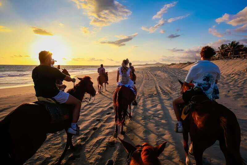 Sunset by Horse on the Beach - Getting Comfortable: Horse Basics Before You Ride Out