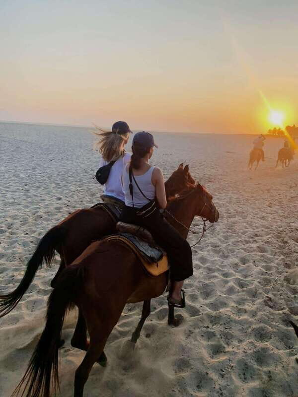 Sunset by Horse on the Beach - Hotel Pickup and the Drive to San Jose Manialtepec