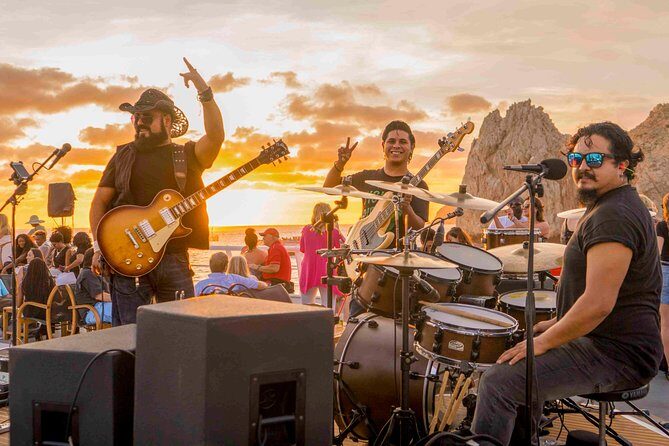 Sunset Mexican Dinner Cruise and Live Music in Cabo San Lucas - The Sights: Lover’s Beach and the Arch Without Rushing