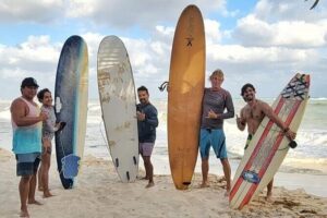 Surfing Lessons - Learn To Surf In Playa del Carmen - Stop 1 by Fusion Beach: how the bar-area setup helps your session