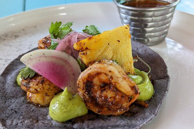 Taco Lover's Tour in Versalles with Vallarta Eats - The Taco Lineup: Birria, Carnitas, Shrimp, and a Dessert Stop