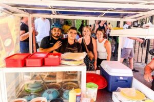 Taco Tour with Electric Bikes - Puerto Vallarta - Los Muertos Beach Pier: a fast stop with a big sense of place