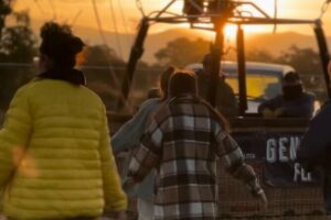 Teotihuacan balloon flight with cave breakfast and CDMX pickup - The 4:45am CDMX pickup and the ride you’ll be thankful for
