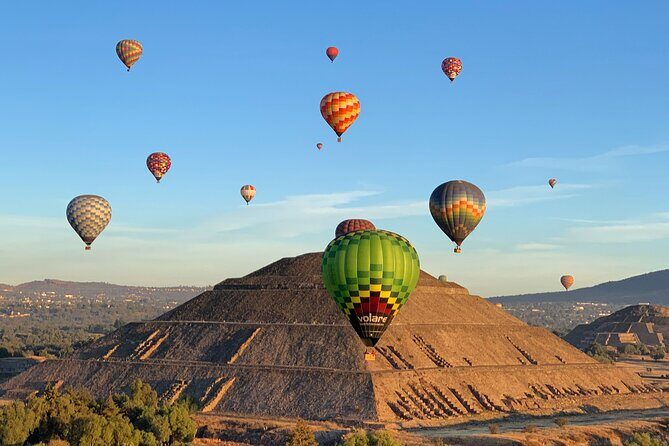 Teotihuacan Hot Air Balloon Flight from Mexico City / Volare - The Flight Itself: Pyramids, Towns, and Wind-Driven Routes