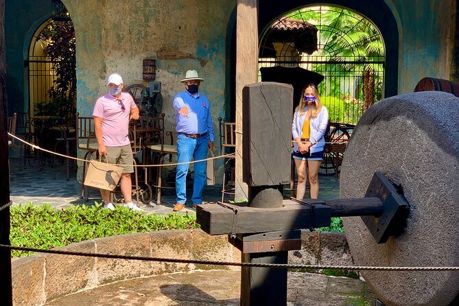 Tequila distillery experience, Jose Cuervo & Tequila Magic Town - Traditional distillery stop: cooked agave and first distillation