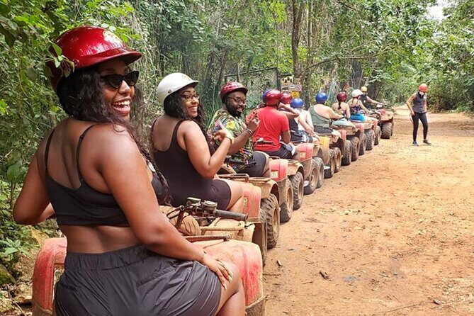 The Best Adrenaline Park! ATV´s Ziplines & Cenote swim experience from Cancun - ATV Ride in the Mayan Jungle: Fun Speed With a Few Musts