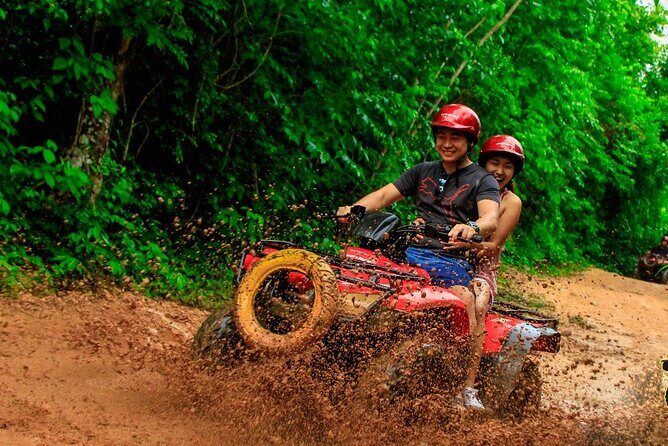 The Best Adrenaline Park! ATV´s Ziplines & Cenote swim experience from Cancun - Cenote Swim: The Cold Water Part You Shouldn’t Ignore