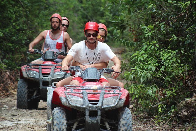The best ATVs, zipline, cenote tour with lunch and transportation - Two Cenotes, One Big Swim: What 30 Minutes Each Really Feels Like