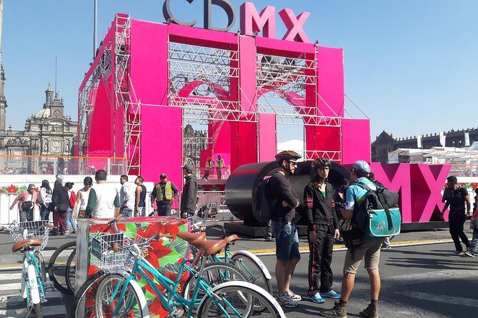 The best of Mexico City Bike Experience EXPRESS - Stop 1: Monumento y Museo de la Revolución and the symbolism lesson