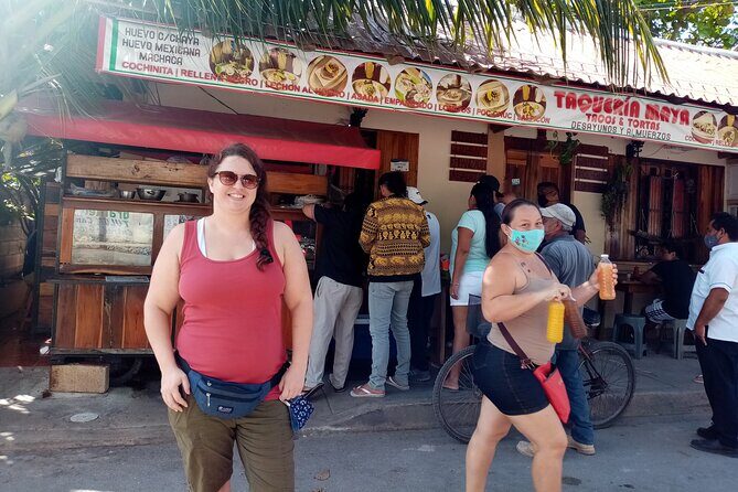 The best Taco Tour in Tulum - Stop 2: Taquería Maya, family-run and packed with locals