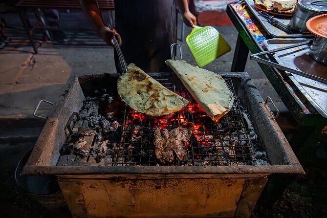 The Late Shift: Tasting Oaxaca, by Night - Museo Belber Jimenez zone: corn in a cup, tlayuda, sweets, and mezcal
