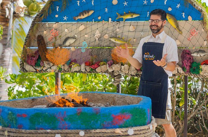 Tikinxic Barefoot Fish Guided Cookout Experience in Cozumel - Lunch you can actually count on: rice, beans, pico, and the dessert finish