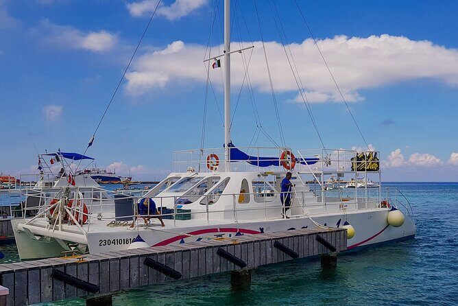 Tour to Cozumel by Catamaran with Snorkeling and Buffet Lunch - Mía Beach Club in Cozumel: Lunch, Showers, and Time to Reset