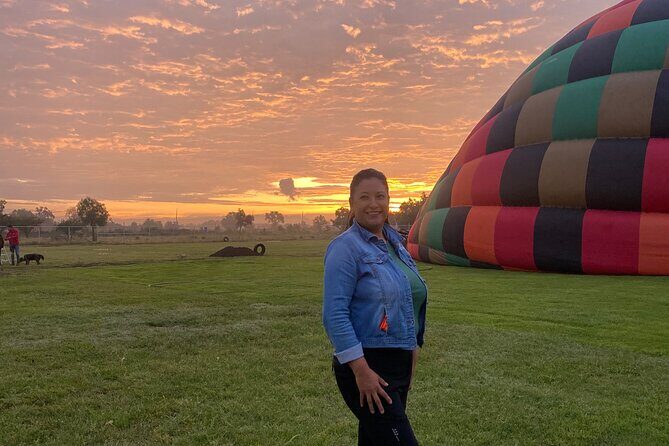 Transportation and Hot Air Balloon Flight Teotihuacán - Breakfast, then a break: using your optional 2 hours for archaeology